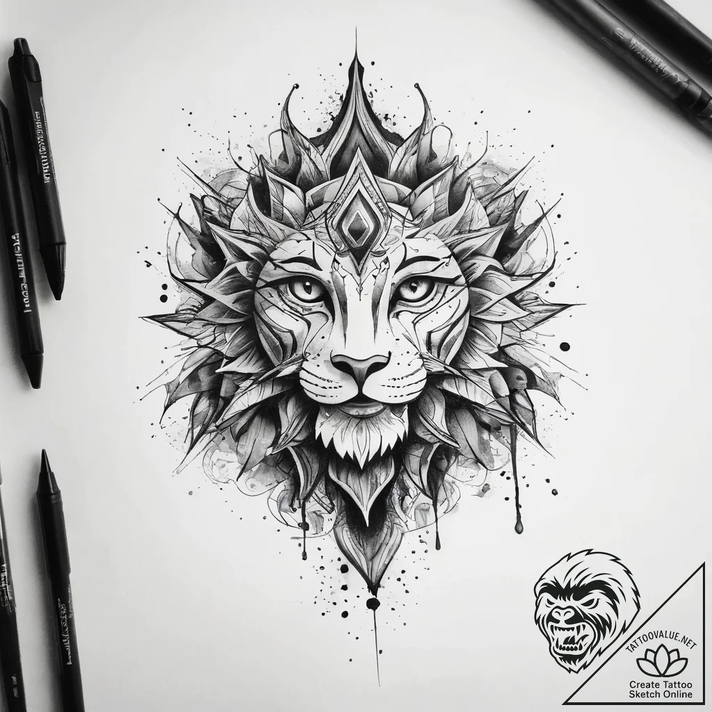 Tattoo sketch thread, artistic tattoo sketch,... - tattoo sketch (№1757944815_0, 15.09.2025 14:00) — tattoovalue.net