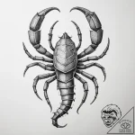 Tattoo sketch скорпион, ink illustration for… – tattoo sketch (№1757949528_0, 15.09.2025 15:18) — tattoovalue.net
