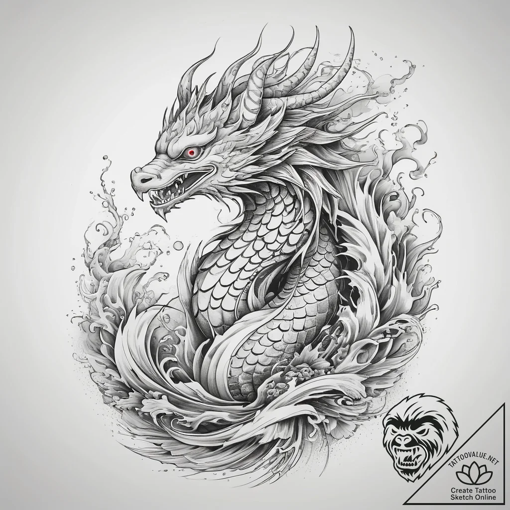 Tattoo sketch phoenix tear, tattoo line art,... - tattoo sketch (№1757951483_0, 15.09.2025 15:51) — tattoovalue.net