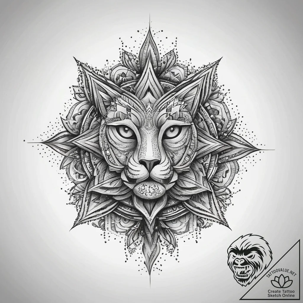 Tattoo sketch a symbolic object, concept art... - tattoo sketch (№1757953855_0, 15.09.2025 16:30) — tattoovalue.net