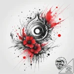 Tattoo sketch cosmic life, ink illustration f… – tattoo sketch (№1757954836_0, 15.09.2025 16:47) — tattoovalue.net