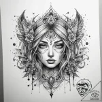 Tattoo sketch water, tattoo drawing outline,… – tattoo sketch (№1757956019_0, 15.09.2025 17:06) — tattoovalue.net