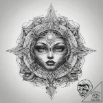 Tattoo sketch cosmic domain, artistic tattoo… – tattoo sketch (№1757956415_0, 15.09.2025 17:13) — tattoovalue.net