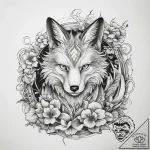 Tattoo sketch fox tattoo, tattoo line art, ir… – tattoo sketch (№1757957195_0, 15.09.2025 17:26) — tattoovalue.net