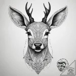 Tattoo sketch elegant doe tattoo, tattoo sket… – tattoo sketch (№1757960547_0, 15.09.2025 18:22) — tattoovalue.net