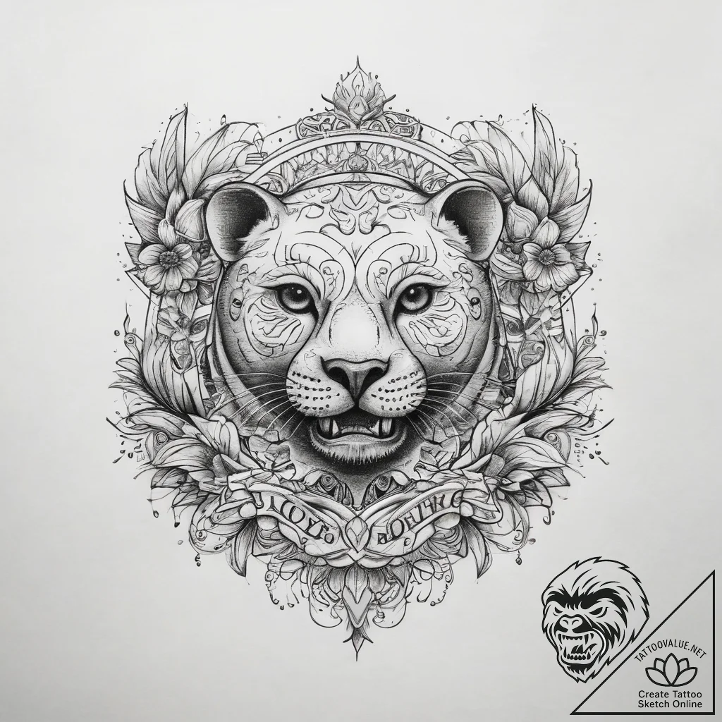Tattoo sketch love letter with a seal, concep... - tattoo sketch (№1757965469_0, 15.09.2025 19:44) — tattoovalue.net