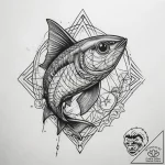 Tattoo sketch black neon tetra, tattoo line a… – tattoo sketch (№1757966450_0, 15.09.2025 20:00) — tattoovalue.net