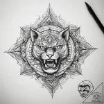 Tattoo sketch a symbolic idea – tattoo sketch (№1757969819_0, 15.09.2025 20:56) — tattoovalue.net