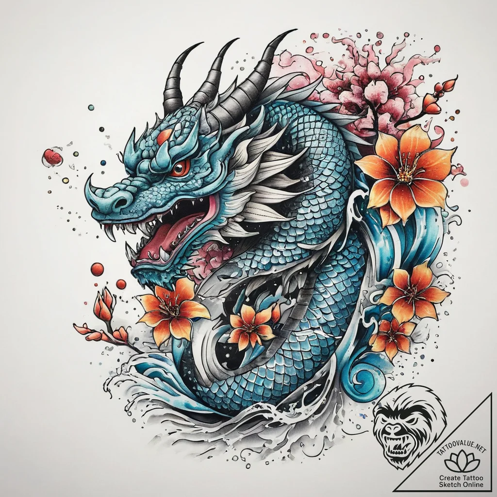 Tattoo sketch spiritual conquest, artistic ta... - tattoo sketch (№1757970802_0, 15.09.2025 21:13) — tattoovalue.net