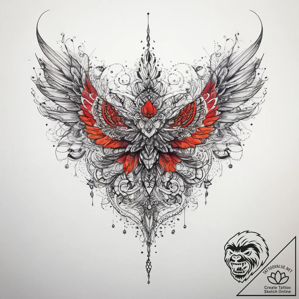 Tattoo sketch lace pattern, tattoo line art,... - tattoo sketch (№1757971598_0, 15.09.2025 21:26) — tattoovalue.net