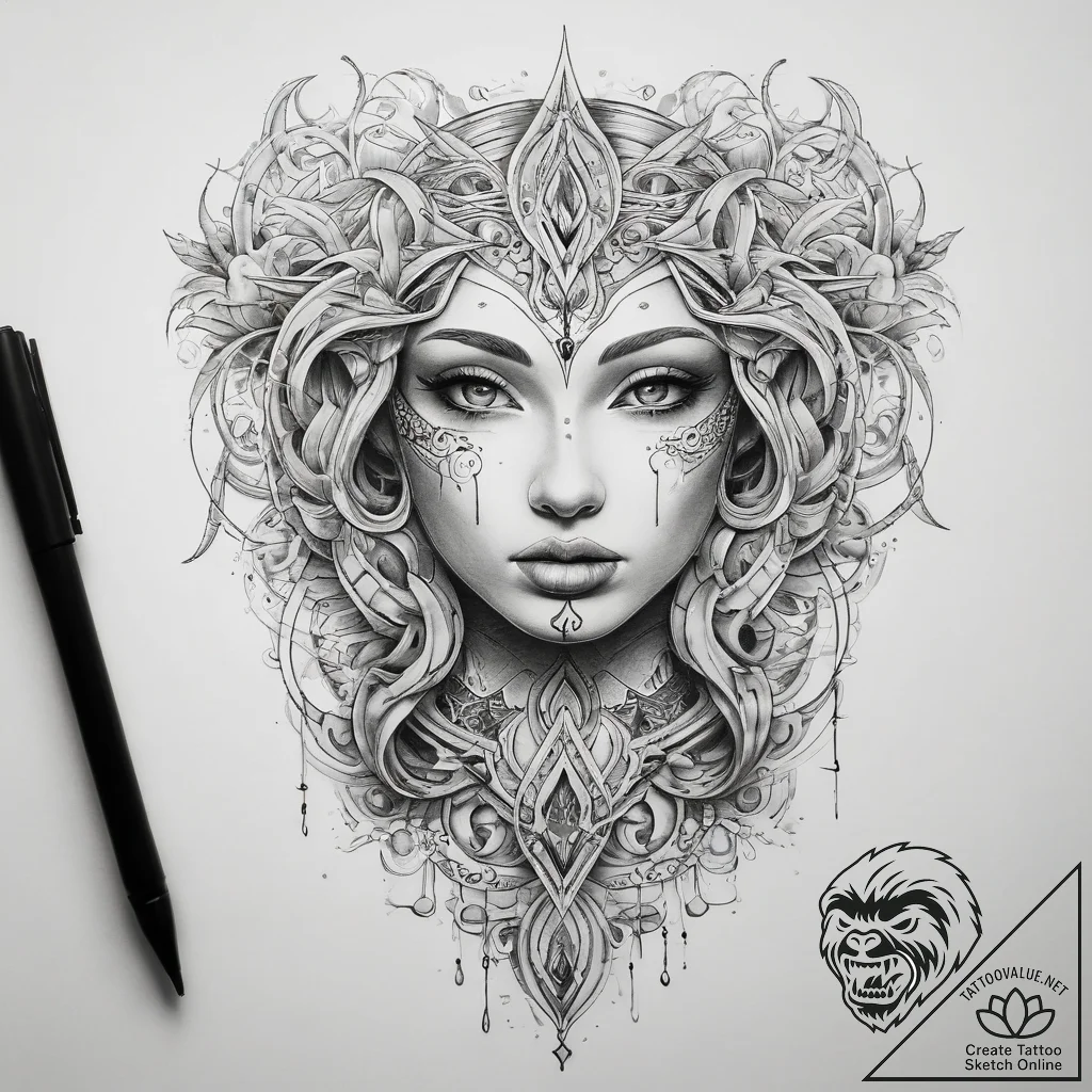 Tattoo sketch ambition - tattoo sketch (№1757972584_0, 15.09.2025 21:43) — tattoovalue.net