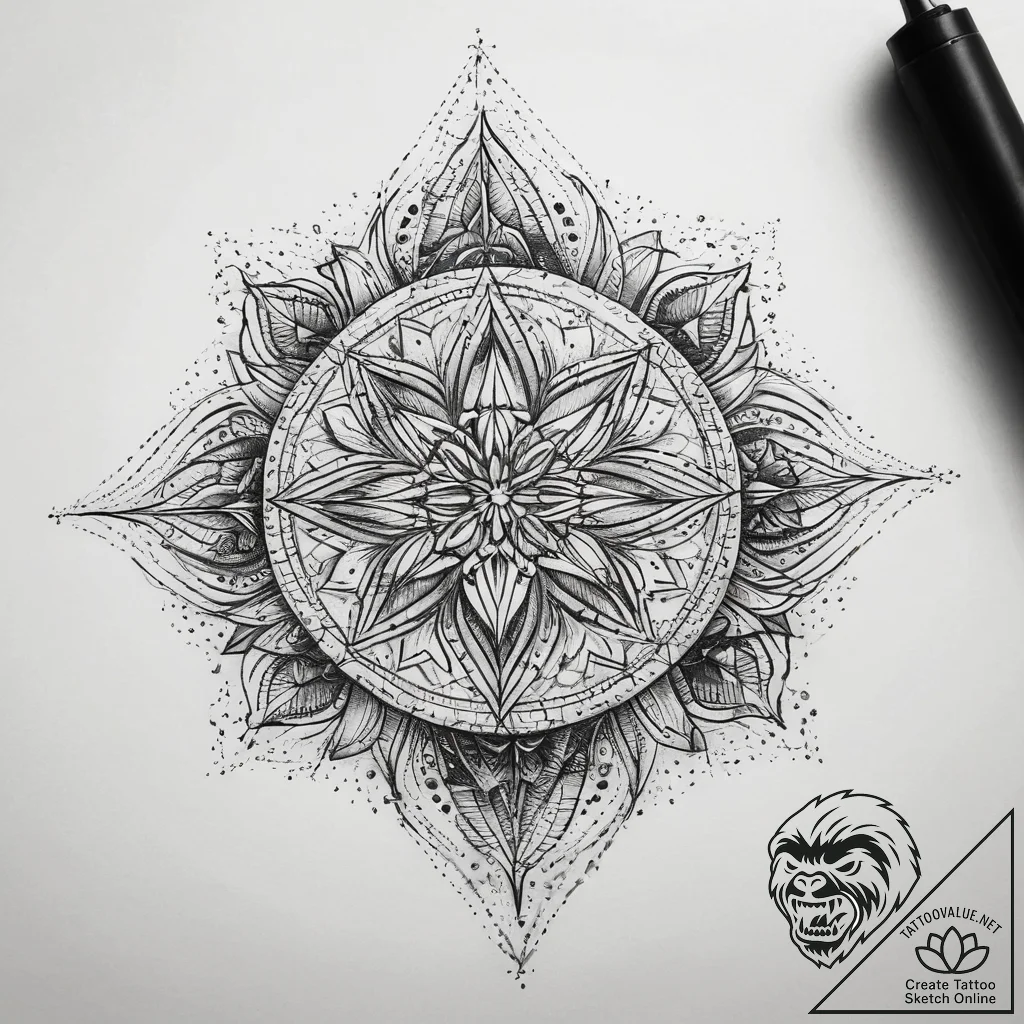 Tattoo sketch fantasy, tattoo sketch design,... - tattoo sketch (№1757972983_0, 15.09.2025 21:49) — tattoovalue.net