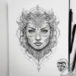 Tattoo sketch teacher book – tattoo sketch (№1757974968_0, 15.09.2025 22:22) — tattoovalue.net