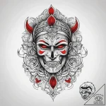 Tattoo sketch slavic embroidery pattern with… – tattoo sketch (№1757975965_0, 15.09.2025 22:39) — tattoovalue.net