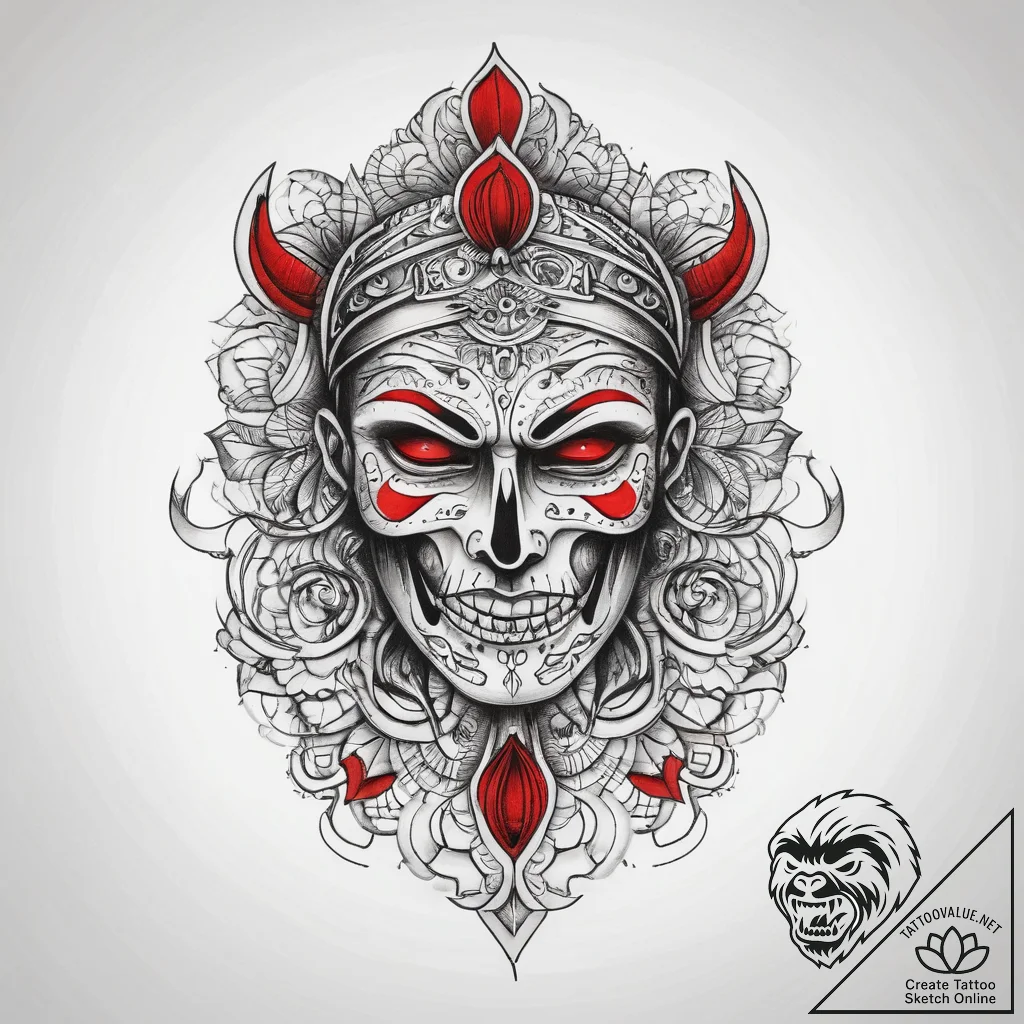 Tattoo sketch slavic embroidery pattern with... - tattoo sketch (№1757975965_0, 15.09.2025 22:39) — tattoovalue.net