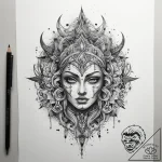 Tattoo sketch a symbolic place, artistic tatt… – tattoo sketch (№1757976560_0, 15.09.2025 22:49) — tattoovalue.net