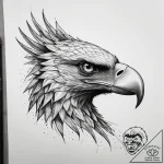 Tattoo sketch eagle talon, concept art for ta… – tattoo sketch (№1757981073_0, 16.09.2025 00:04) — tattoovalue.net