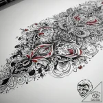 Tattoo sketch light, ink illustration for tat… – tattoo sketch (№1757981670_0, 16.09.2025 00:14) — tattoovalue.net
