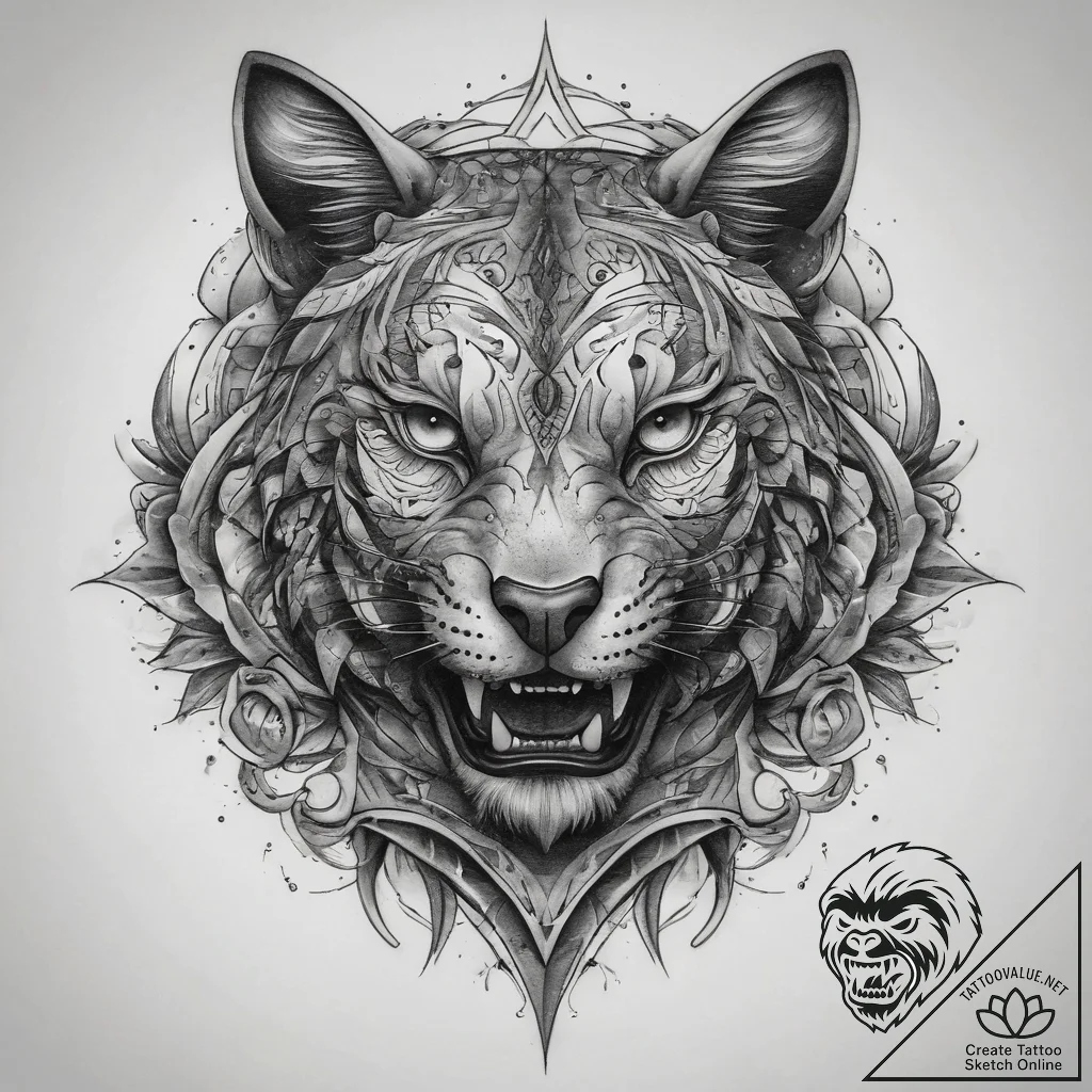 Tattoo sketch town, concept art for tattoo, r... - tattoo sketch (№1757983432_0, 16.09.2025 00:43) — tattoovalue.net