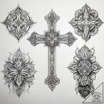 Tattoo sketch bronze, tattoo flash sheet desi… – tattoo sketch (№1757985013_0, 16.09.2025 01:10) — tattoovalue.net
