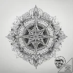 Tattoo sketch slavic embroidery pattern with… – tattoo sketch (№1757985993_0, 16.09.2025 01:26) — tattoovalue.net
