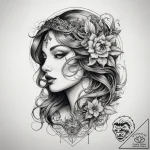 Tattoo sketch mystical past, tattoo drawing o… – tattoo sketch (№1757990177_0, 16.09.2025 02:36) — tattoovalue.net