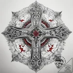 Tattoo sketch sacred scene, tattoo flash shee… – tattoo sketch (№1757991148_0, 16.09.2025 02:52) — tattoovalue.net