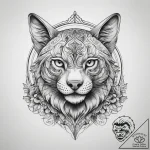 Tattoo sketch papercraft a paper animal, tatt… – tattoo sketch (№1757991730_0, 16.09.2025 03:02) — tattoovalue.net