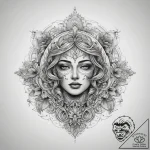 Tattoo sketch divine tattoo, tattoo line art,… – tattoo sketch (№1757992332_0, 16.09.2025 03:12) — tattoovalue.net