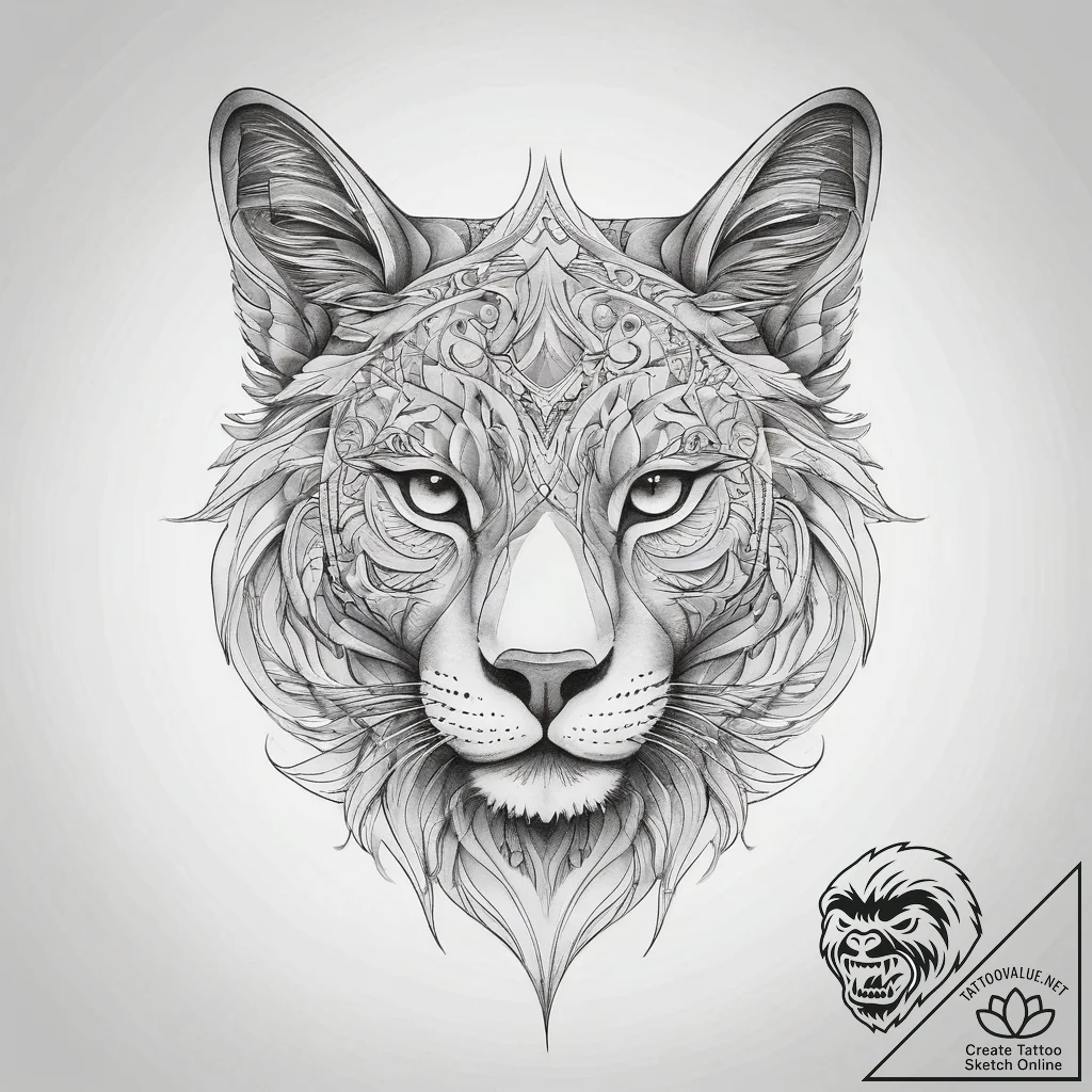 Tattoo sketch mirage, tattoo line art, clean... - tattoo sketch (№1757995089_0, 16.09.2025 03:58) — tattoovalue.net
