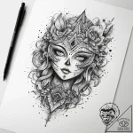 Tattoo sketch universe, ink illustration for… – tattoo sketch (№1757995669_0, 16.09.2025 04:07) — tattoovalue.net