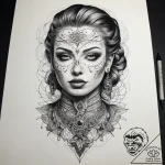 Tattoo sketch actor stage spotlight, tattoo l… – tattoo sketch (№1757996057_0, 16.09.2025 04:14) — tattoovalue.net
