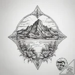 Tattoo sketch desert, tattoo drawing outline,… – tattoo sketch (№1757997221_0, 16.09.2025 04:33) — tattoovalue.net