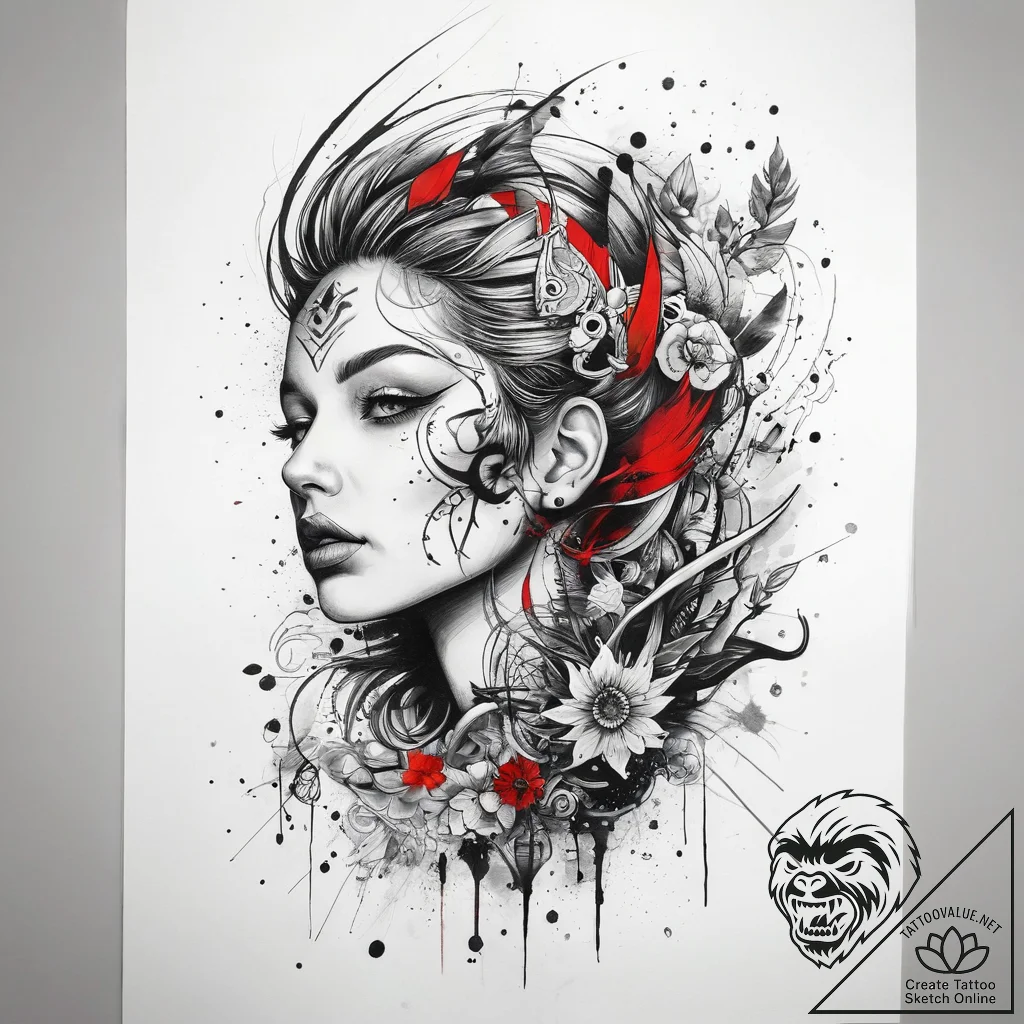 Tattoo sketch cosmic source, tattoo sketch de... - tattoo sketch (№1757997608_0, 16.09.2025 04:40) — tattoovalue.net