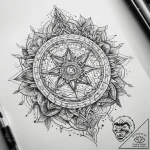 Tattoo sketch blessed universe, artistic tatt… – tattoo sketch (№1757998965_0, 16.09.2025 05:02) — tattoovalue.net