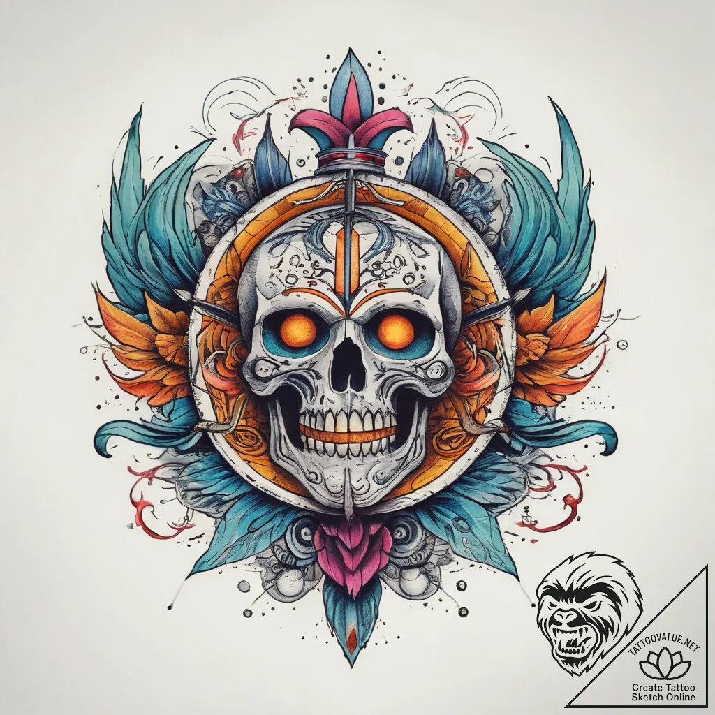 Tattoo sketch authentic, tattoo flash sheet d... - tattoo sketch (№1758000147_0, 16.09.2025 05:22) — tattoovalue.net
