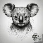 Tattoo sketch koala, tattoo sketch design, bl… – tattoo sketch (№1758002864_0, 16.09.2025 06:07) — tattoovalue.net