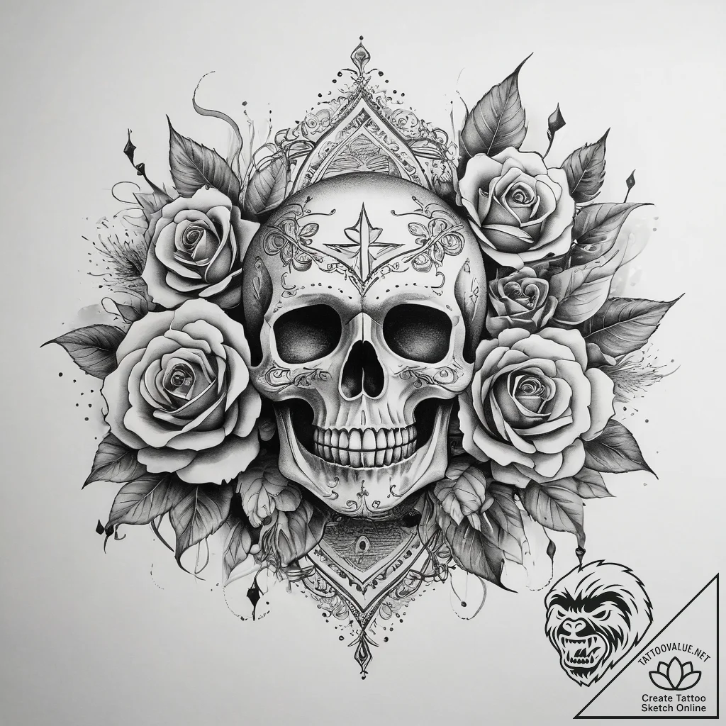Tattoo sketch copper, ink illustration for ta... - tattoo sketch (№1758003063_0, 16.09.2025 06:11) — tattoovalue.net