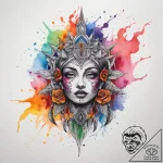 Tattoo sketch spiritual guide, tattoo sketch… – tattoo sketch (№1758004258_0, 16.09.2025 06:30) — tattoovalue.net