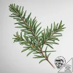 Tattoo sketch rosemary sprig – tattoo sketch (№1758005453_0, 16.09.2025 06:50) — tattoovalue.net