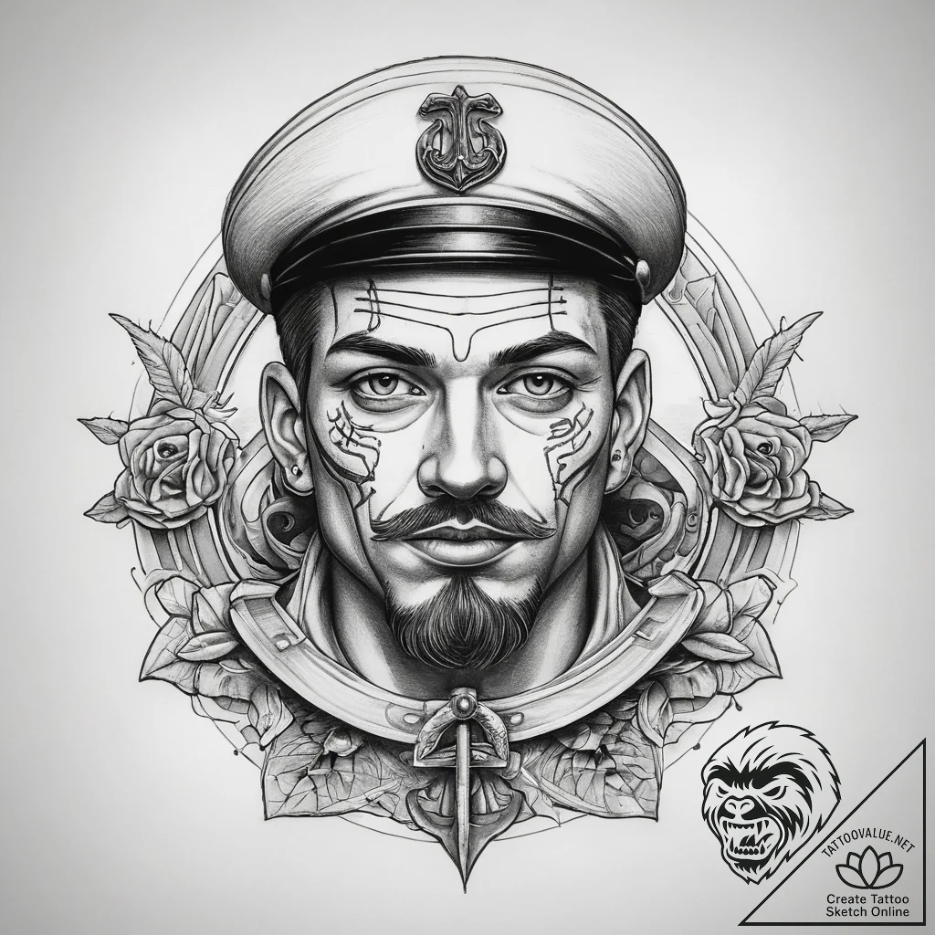 Tattoo sketch hustler, tattoo drawing outline... - tattoo sketch (№1758007798_0, 16.09.2025 07:29) — tattoovalue.net