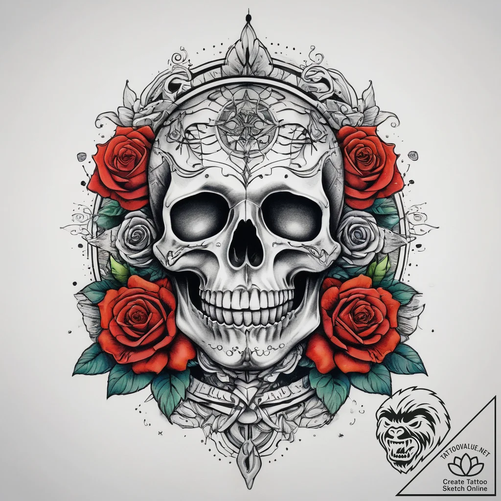 Tattoo sketch cosmic fount, tattoo sketch des... - tattoo sketch (№1758008198_0, 16.09.2025 07:36) — tattoovalue.net