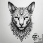 Tattoo sketch bastet, artistic tattoo sketch,… – tattoo sketch (№1758040051_0, 16.09.2025 16:27) — tattoovalue.net