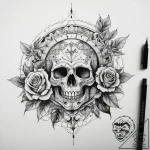 Tattoo sketch celestial tattoo, tattoo drawin… – tattoo sketch (№1758040445_0, 16.09.2025 16:34) — tattoovalue.net