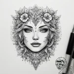 Tattoo sketch lipstick tattoo, tattoo flash s… – tattoo sketch (№1758042392_0, 16.09.2025 17:06) — tattoovalue.net