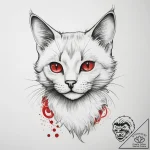 Tattoo sketch playful kitten tattoo, ink illu… – tattoo sketch (№1758042586_0, 16.09.2025 17:09) — tattoovalue.net
