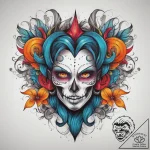 Tattoo sketch fantasy, concept art for tattoo… – tattoo sketch (№1758044529_0, 16.09.2025 17:42) — tattoovalue.net