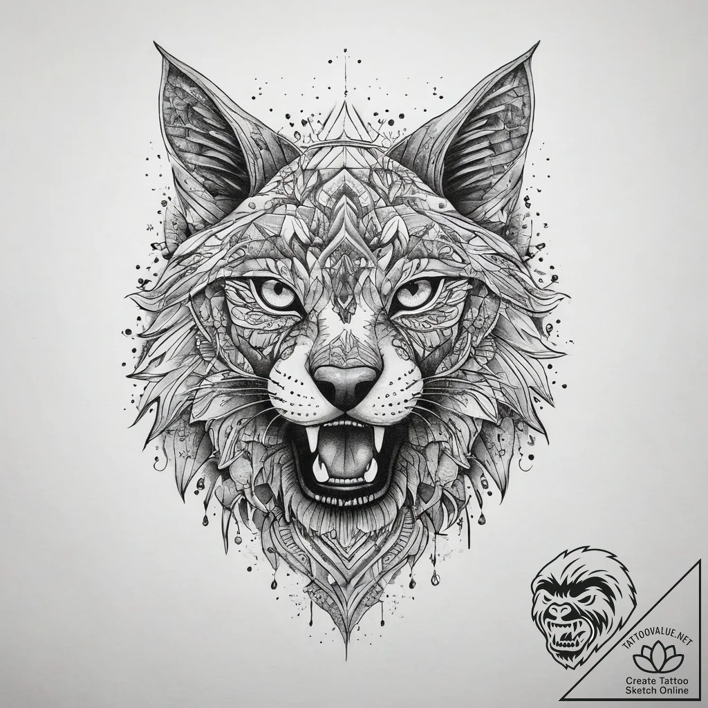 Tattoo sketch mood, ink illustration for tatt... - tattoo sketch (№1758047048_0, 16.09.2025 18:24) — tattoovalue.net