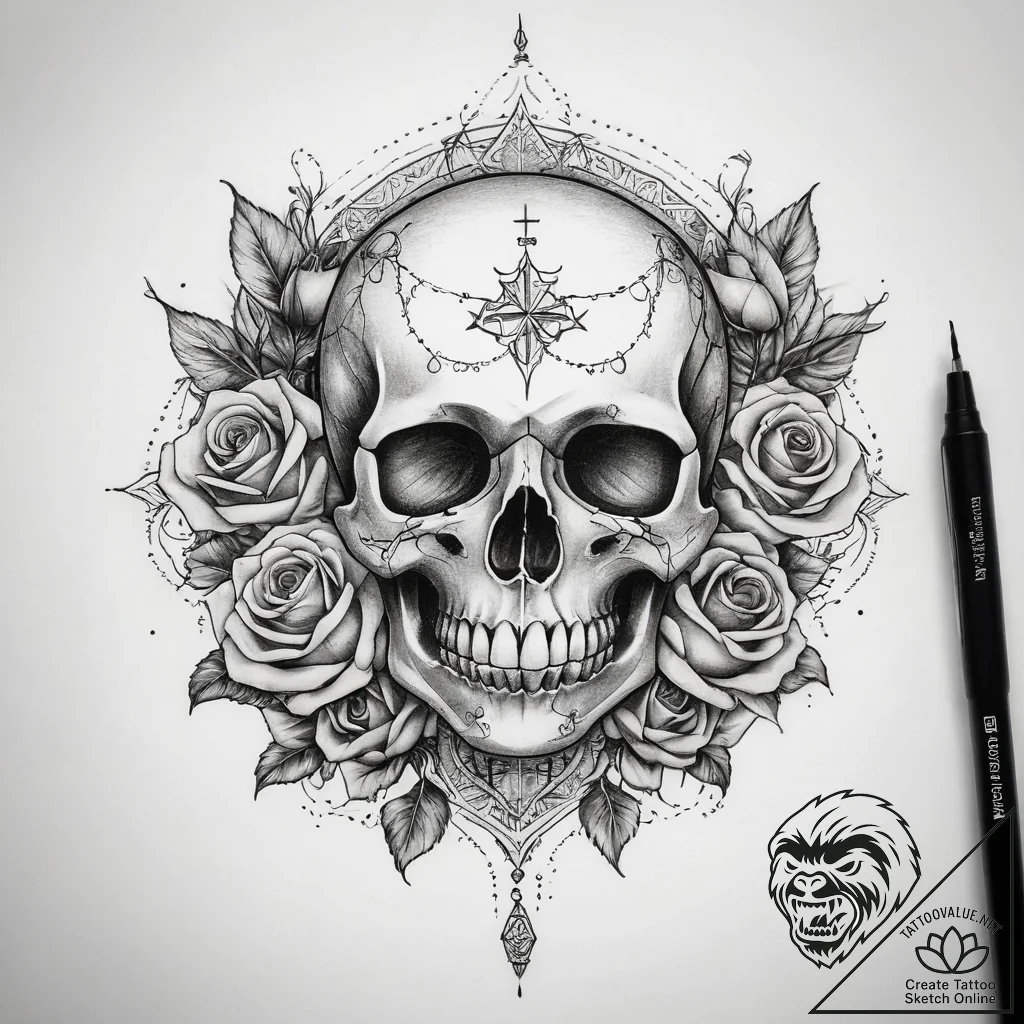 Tattoo sketch heartbeat with a location, ink... - tattoo sketch (№1758053634_0, 16.09.2025 20:13) — tattoovalue.net