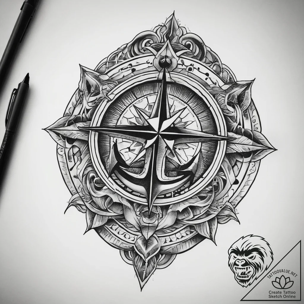 Tattoo sketch elegant tattoo, artistic tattoo... - tattoo sketch (№1758057516_0, 16.09.2025 21:18) — tattoovalue.net